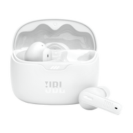 JBL Tune Beam - White - True wireless Noise Cancelling earbuds - Hero